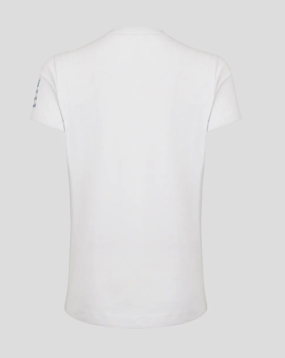 White ECB Women's Cotton Short Sleeve Tee