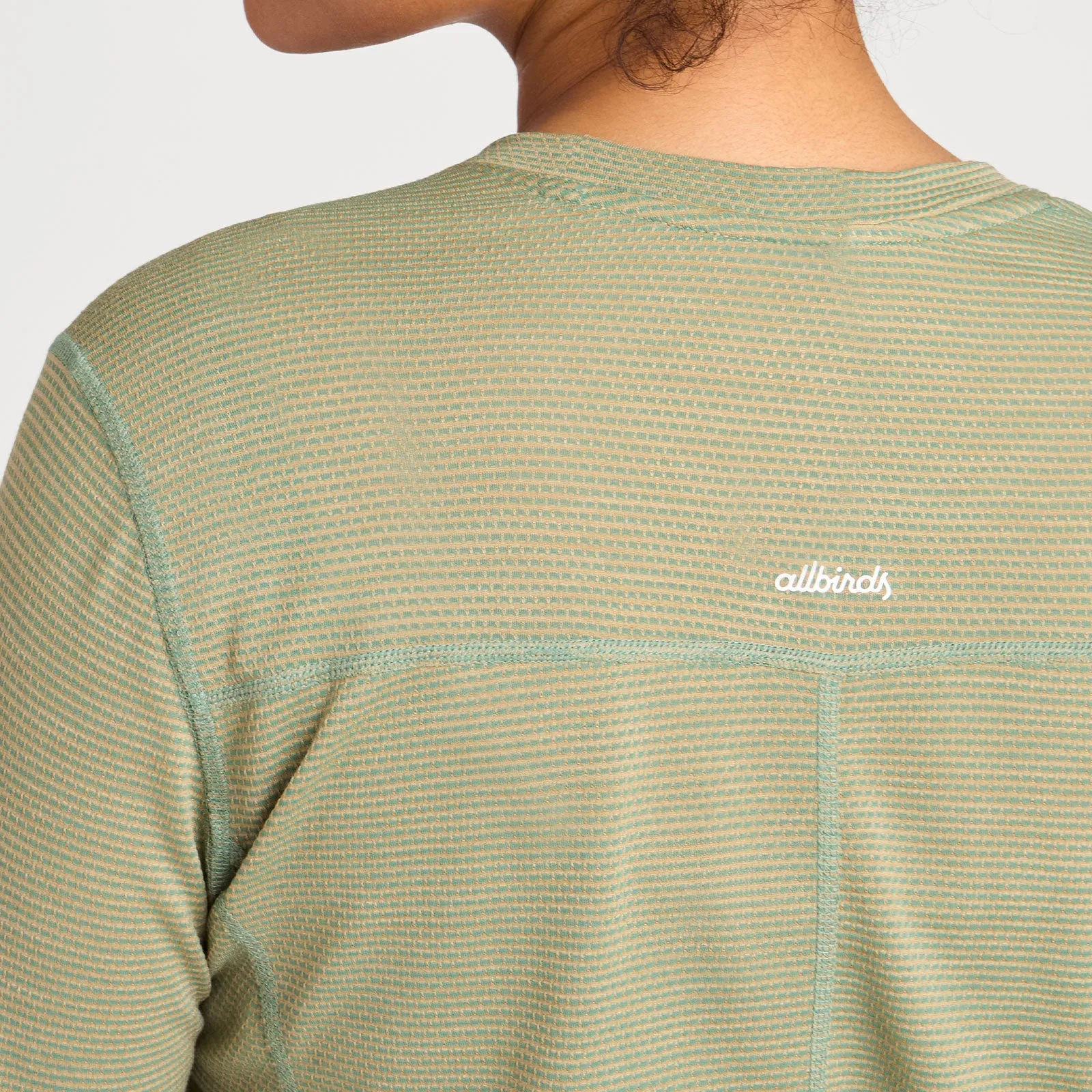 Women's Natural Run Long Sleeve Tee - Hazy Cargo