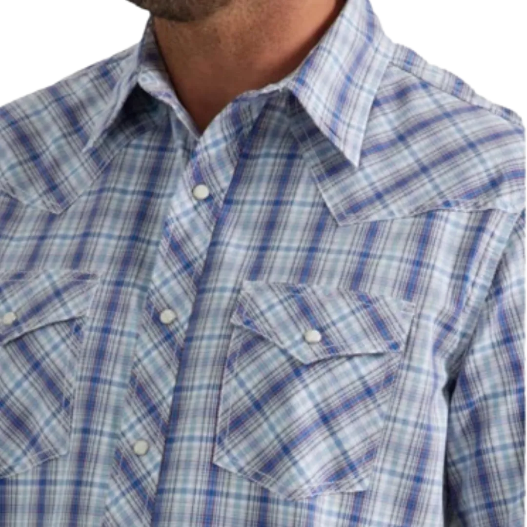 Wrangler Men's 20X Snap American Stripe Shirt